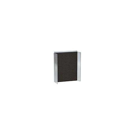 Azar Displays 16"W x 20.25"H Pegboard Powerwing Display 700357-BLK